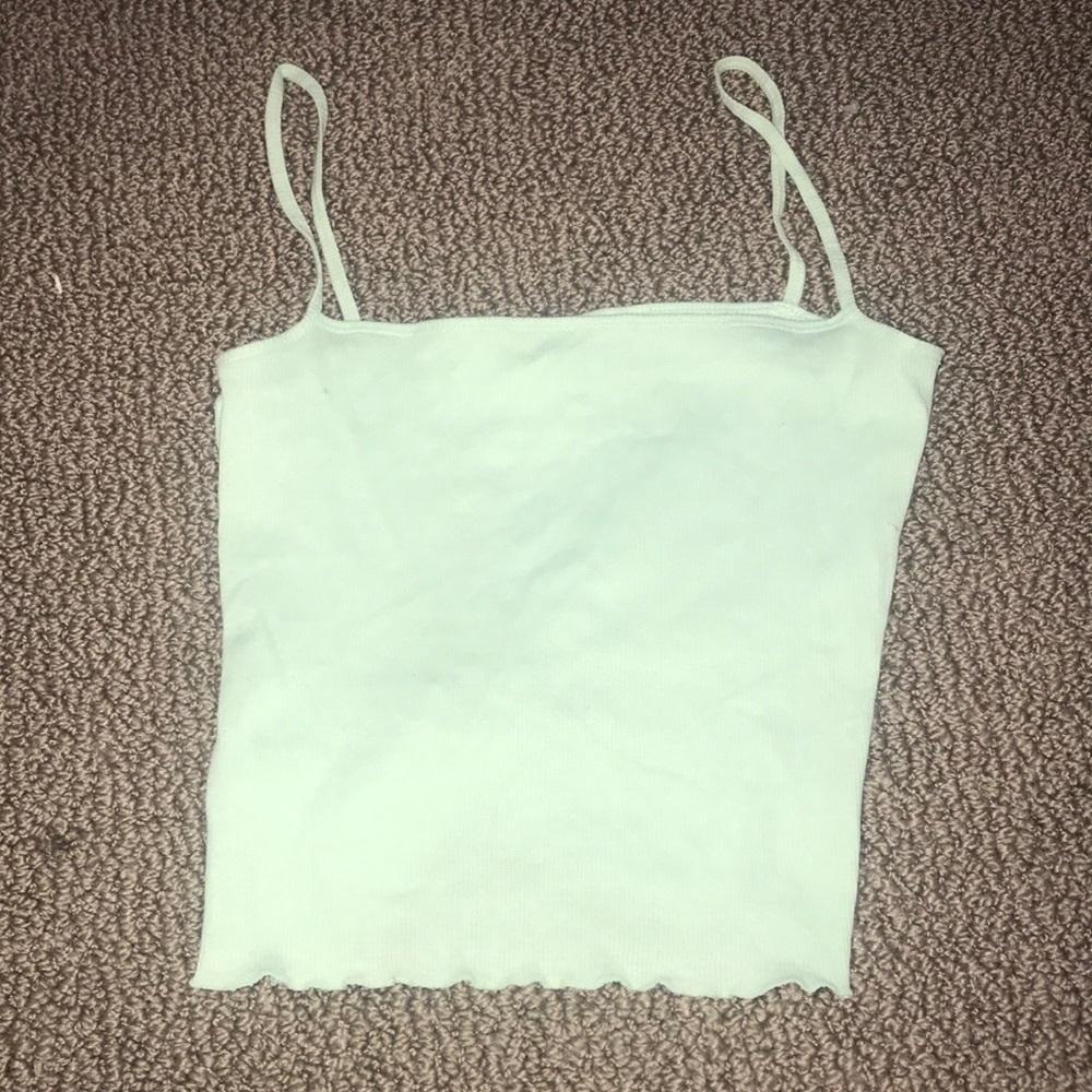 H&M Green Croped Tank Top